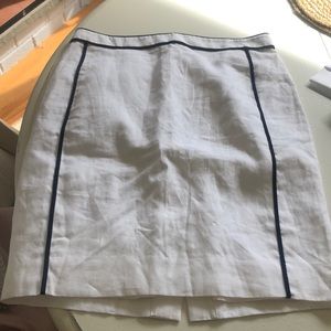 Black and white J. crew skirt